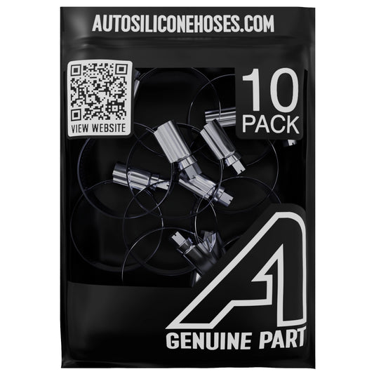 Worm Drive Hose Clip - 10 Pack Motor Vehicle Engine Parts Auto Silicone Hoses