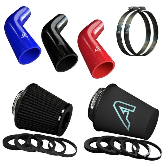 Filtech Air Filter Induction Kit For Audi A3 8P 1.6 2004 - 2013 Auto Silicone Hoses